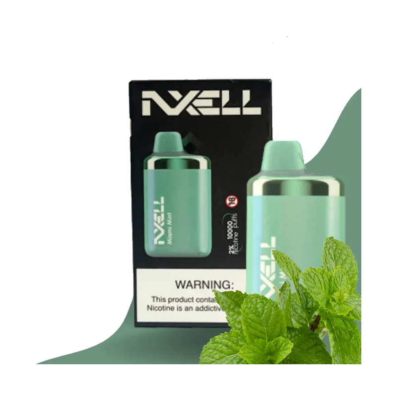 Nxell 10K Puff - Miami Mint - 2%