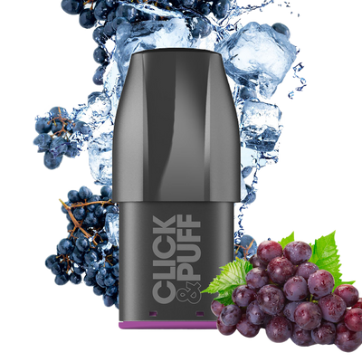 X-Bar Click & Puff Pod - Raisin Glacée
