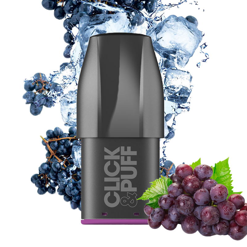 X-Bar Click & Puff Pod - Raisin Glacée