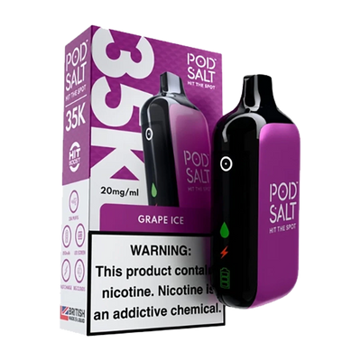 POD SALT 35000 Puffs - Grape Ice