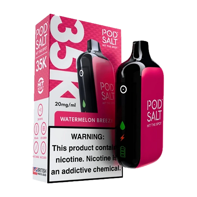 POD SALT 35000 Puffs - Watermelon Breeze