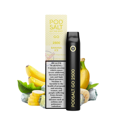POD Salt 2500 puffs Banana Ice 5%