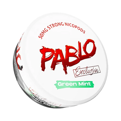 Pablo Exclusive - Nicotine Pouche  - Green Mint - 30 mg/pouch