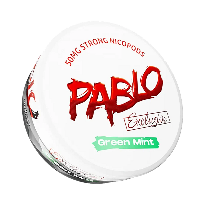 Pablo Exclusive - Nicotine Pouche  - Green Mint - 30 mg/pouch