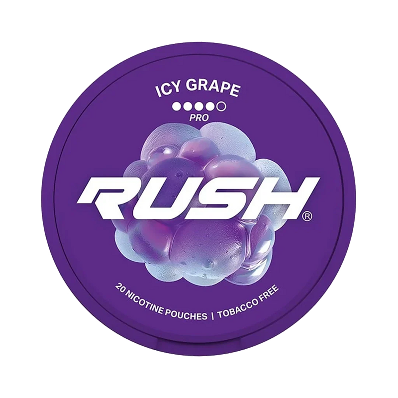 Rush Pro Nicotine Pouches - Icy Grape - 11.2mg/pouch