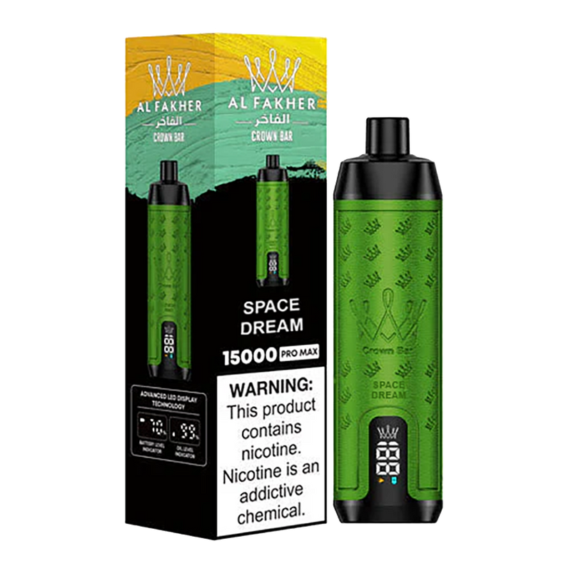 AL Fakher Crown Bar 15000 puffs Pro Max - Space Dream - 5mg - VapeMaroc