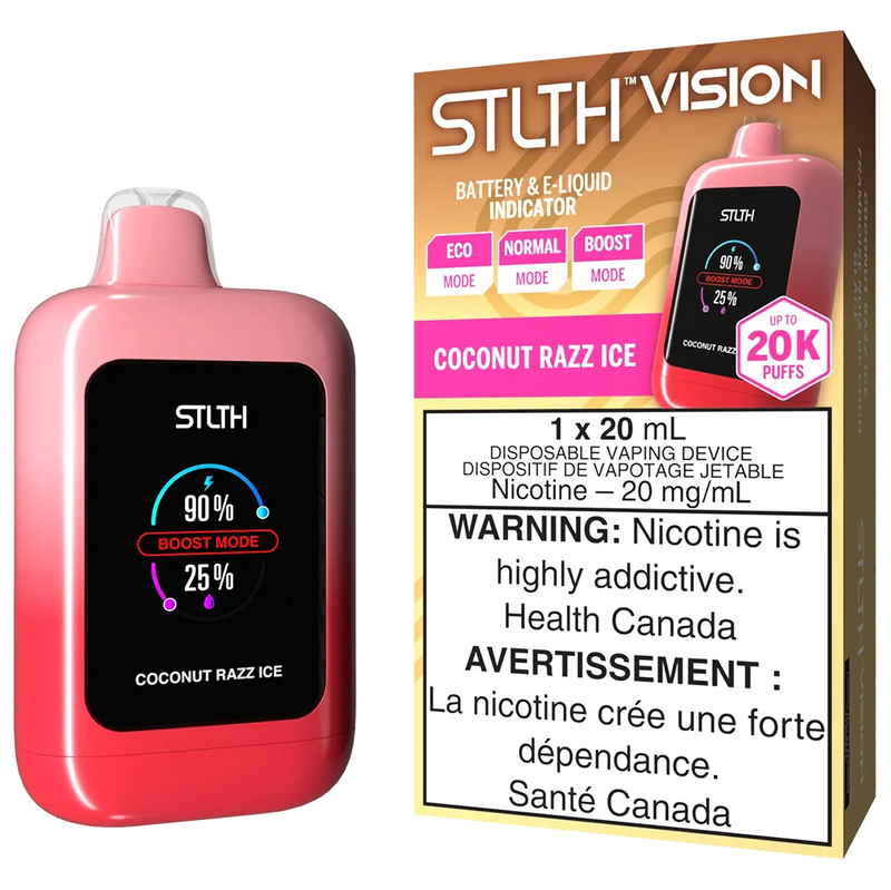 STLTH Vision 20K - Coconut Razz Ice - 5%