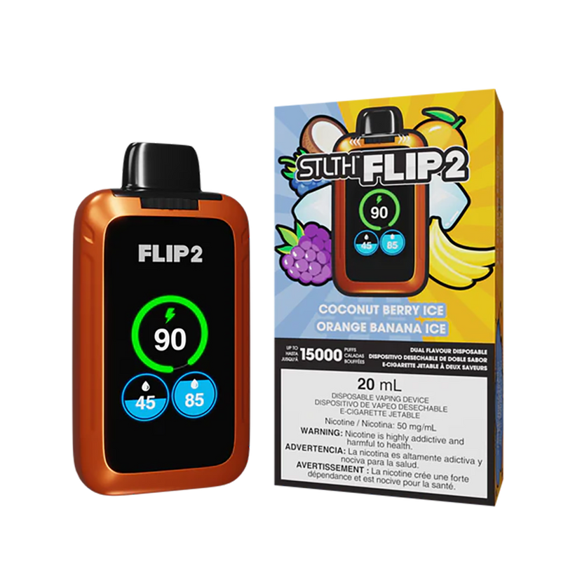 STLTH Flip 2 15K - Coconut Berry Ice - Orange Banana Ice