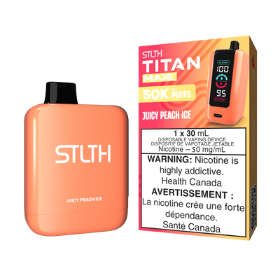 STLTH TITAN MAX 50K - Juicy Peach Ice - 5%