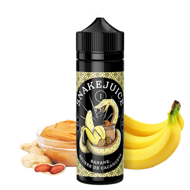 Snake Juice 100ml - Banana Beuere de Cacahuete - 3mg