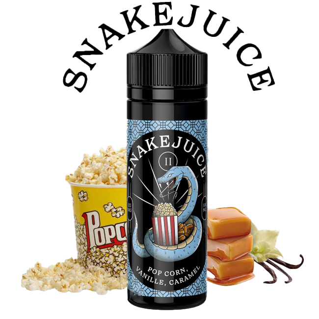 Snake Juice 100ml - Pop Corn Vanille Caramel  - 3mg