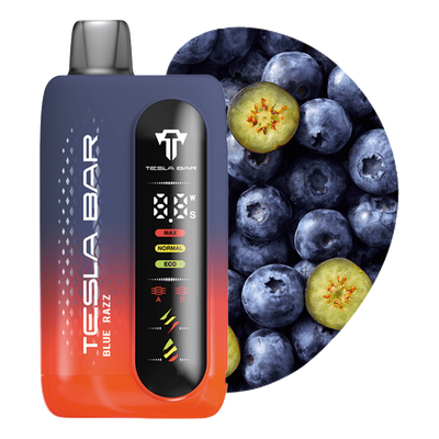 Tesla Bar 23K - Blue Razz - 5%