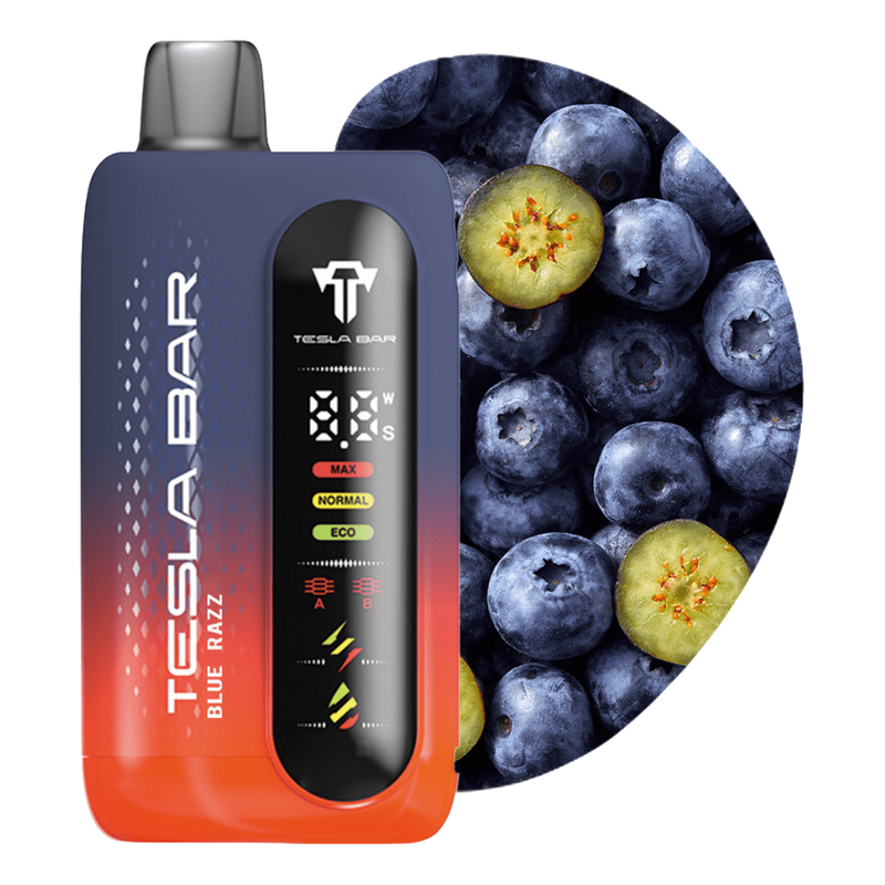 Tesla Bar 23K - Blue Razz - 5%
