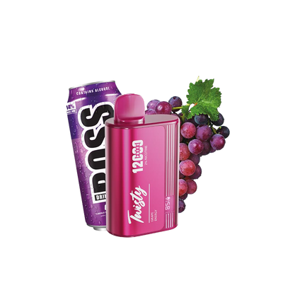 Twisty 12000 Puffs - Grape Energy - 2% / 5%