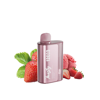 Twisty 12000 Puffs - Strawberry Ice Cream - 2% / 5%