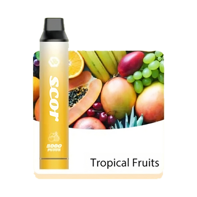 VOOKBAR SCOR - Tropical Fruits - 5000 Taffs 5%