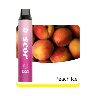 VOOKBAR SCOR - Peach Ice - 5000 Taffs 5%
