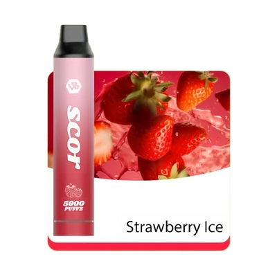 VOOKBAR SCOR - Strawberry Ice - 5000 Taffs 5%