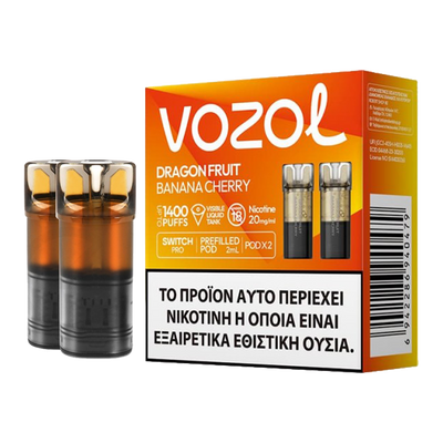 VOZOL Switch 700 Pod - Dragon Fruit Banana Cherry