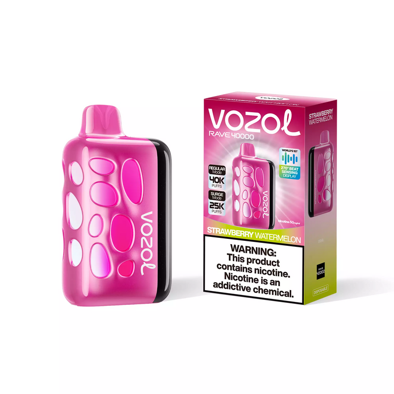 Vozol Rave 40K Puffs - Strawberry Watermelon - 5%