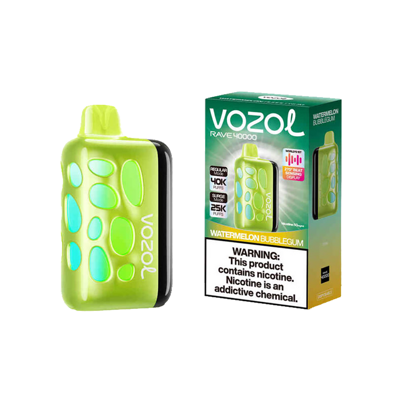 Vozol Rave 40K Puffs - Watermelon BubbleGum - 5%