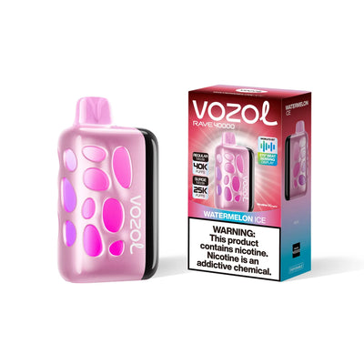 Vozol Rave 40K Puffs - Watermelon Ice - 5%