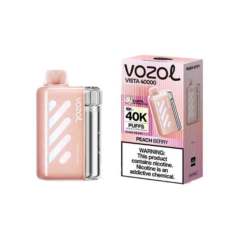 Vozol Vista 40K Puffs - Peach Ice - 5%