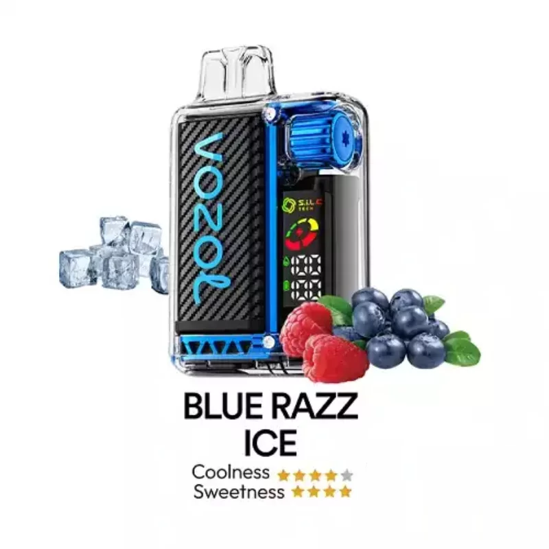 Vozol Vista 16000 Puffs - Blue Razz Ice -  5%