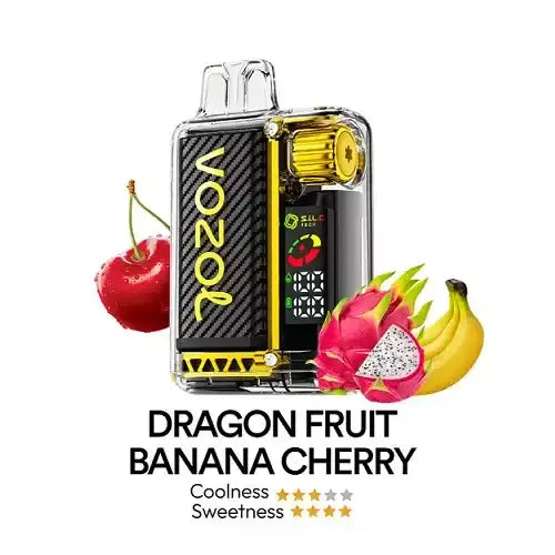 Vozol Vista 16000 Puffs - Dragon Fruit Banana Cherry - 5%