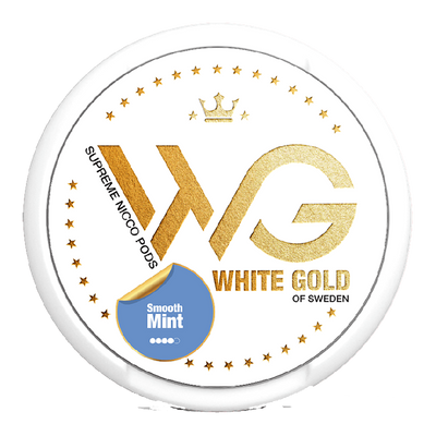 WHITE GOLD Snus - Smooth Mint Strong - 6 mg/pouch