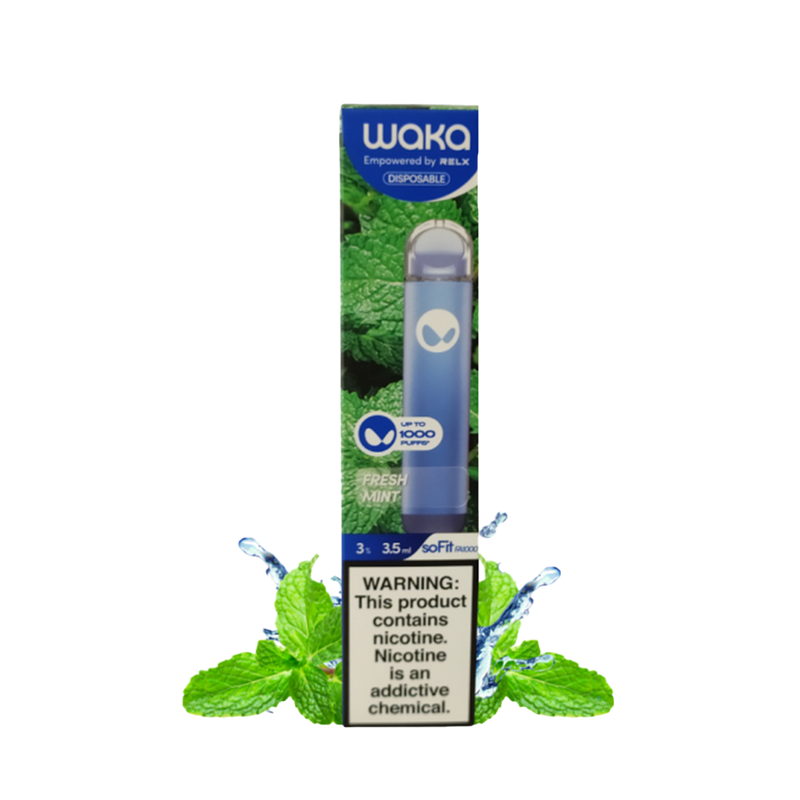 Waka - Fresh Mint - 1000 Taffs 3%