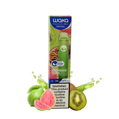 Waka - Kiwi Passion Guava - 1000 Taffs 3%