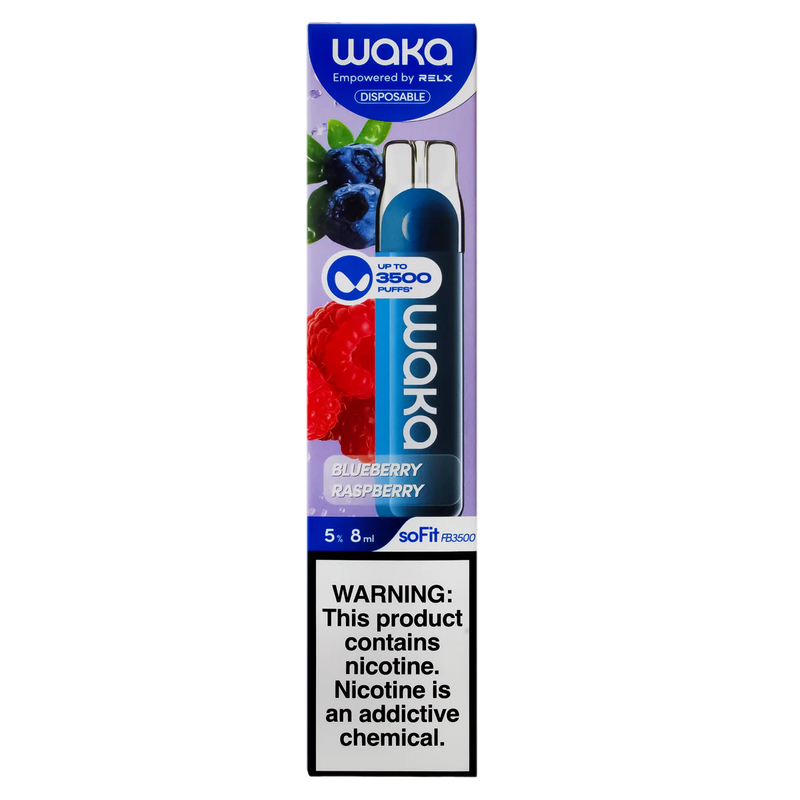 Waka - Blueberry Raspberry - 3500 Taffs 5%