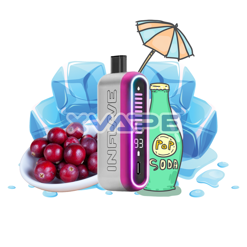 Inflave Onyx - Cranberry Soda - 24K Puffs 5%