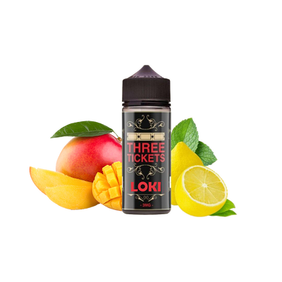 Three tickets Loki Mango Lemon 100ml